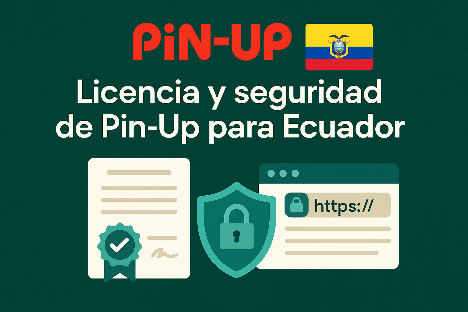 Licencia y seguridad de Pin-Up para Ecuador